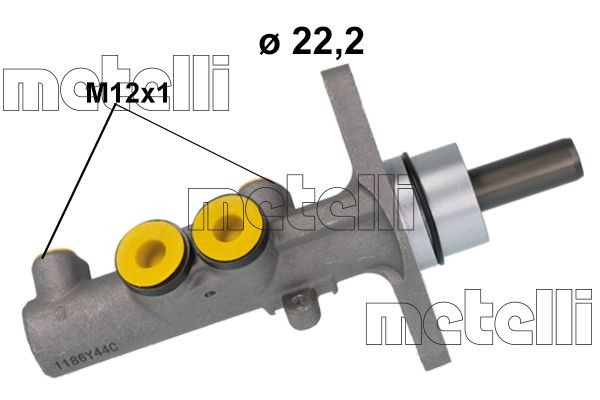 METELLI Hoofdremcilinder 05-1186 Land Rover RANGE ROVER EVOQUE Hoofdremcilinder METELLI 05-1186
