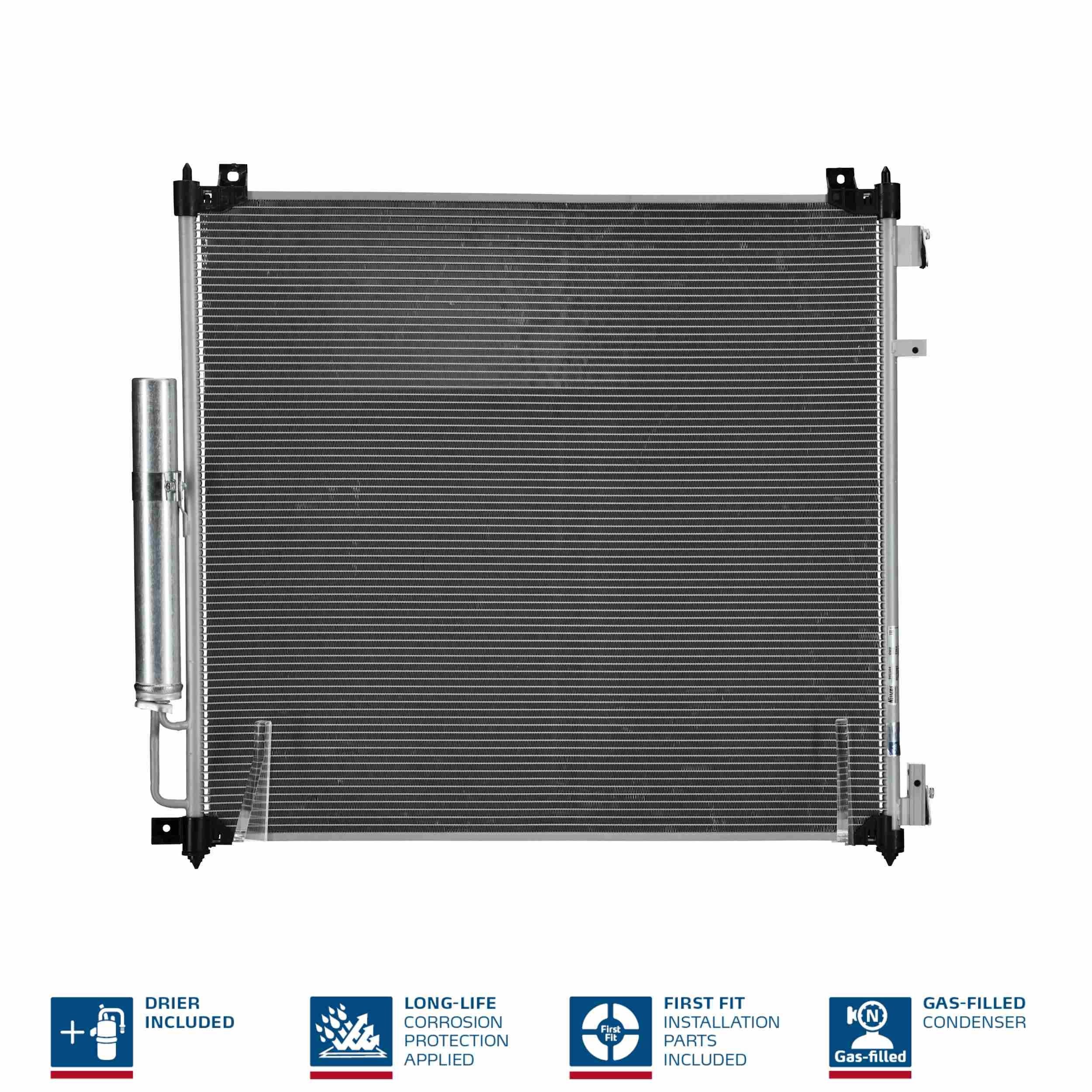 NISSENS Kondenzátor klimatizácie 941164 NISSENS 941164 Chladič klimatizácie Volkswagen AMAROK originálne