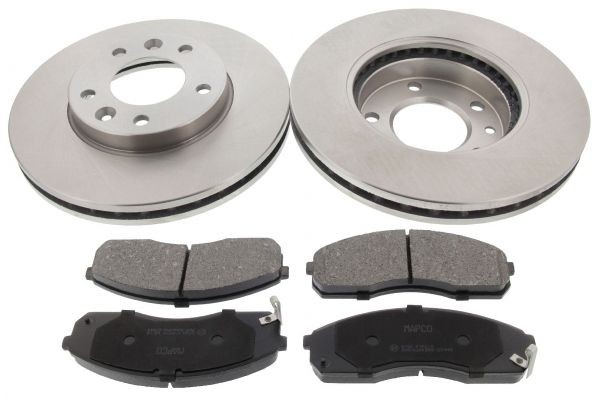 MAPCO Kit de travões 47216 MAPCO 47216 Pastilhas e discos de travão Kia OPTIMA originais