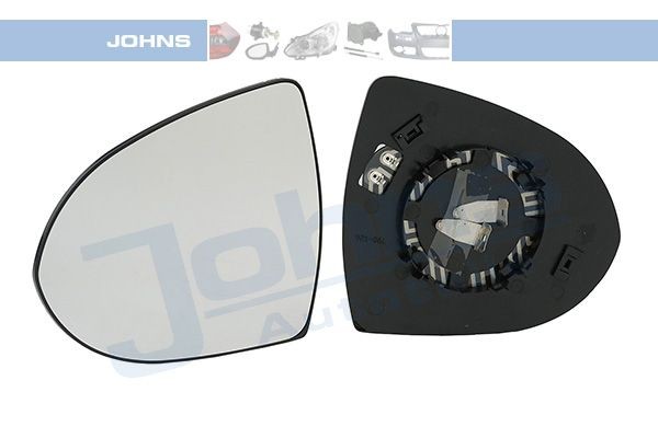 JOHNS Vidro de espelho, espelho retrovisor exterior 41 87 37-81 Espelho retrovisor JOHNS Kia PRIDE 41 87 37-81