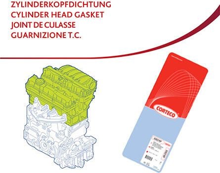 Pakking, cilinderkop CORTECO 83403342 CORTECO 83403342 Cilinderkoppakking VOLVO S60 2025