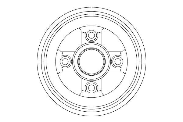 Tambour de frein TRW DB4477 TRW DB4477: Frein à tambour Suzuki ALTO 2014