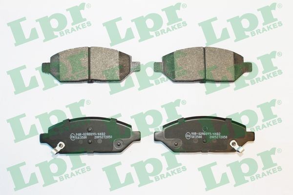 LPR Bromsbelägg 05P2050 05P2050 LPR bromskloss CHEVROLET MATIZ