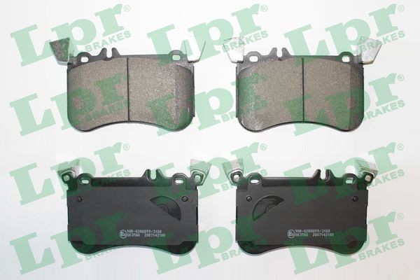 LPR Piduriklotsid 05P2100 Pidurikattekomplekt, ketaspidur LPR GLS 05P2100 odav