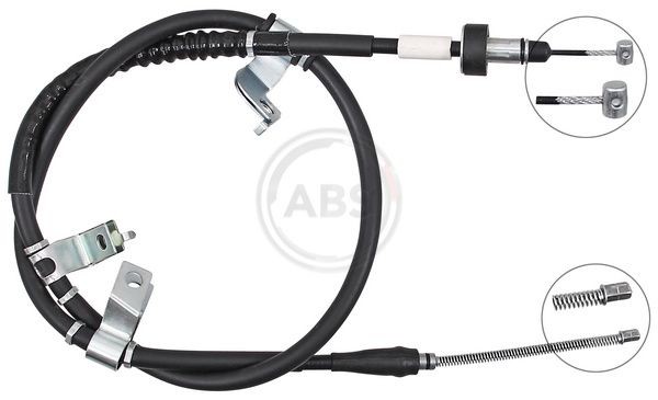 A.B.S. Tautrekk, håndbremse K10043 A.B.S. K10043 Bremsewire Stonic Varebil / Hatchback (YB) pris