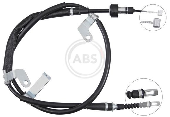 A.B.S. Tautrekk, håndbremse K10069 A.B.S. K10069 originale Bremsewire Stonic Varebil / Hatchback (YB) hva koster