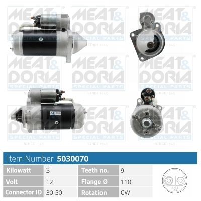 MEAT & DORIA Anlasser 5030070 MEAT & DORIA 5030070 Starter Alfa Romeo Alfasud Sprint Kosten