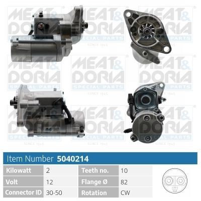 MEAT & DORIA Starter 5040214 5040214 Starter TOYOTA AVENSIS MEAT & DORIA