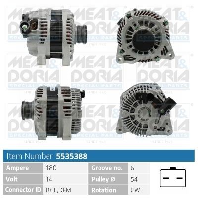 MEAT & DORIA Lichtmaschine 5535388 5535388 MEAT & DORIA Suzuki Swift 2 Lichtmaschine kaufen
