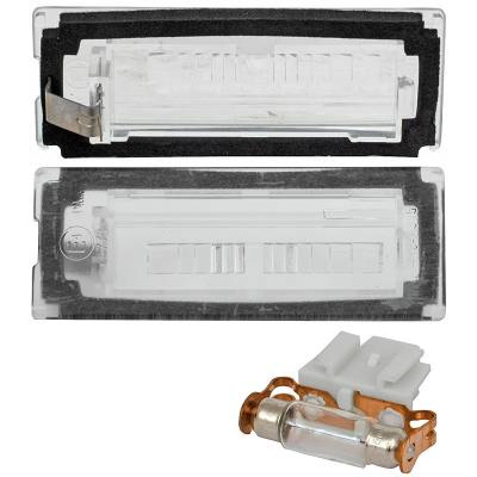 DIEDERICHS Nummerskiltlys 3484092 3484092 Nummerskiltlys FIAT 500 DIEDERICHS