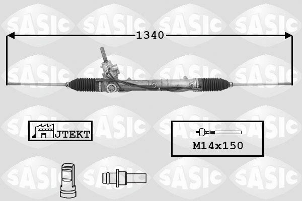 SASIC Lenkgetriebe 7170061 7170061 Lenkgetriebe SASIC CITROЁN NEMO
