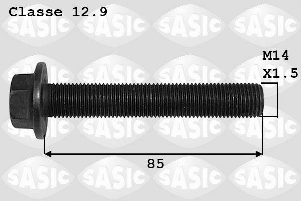 SASIC Riemschijfschroef 8706021 Riemschijfschroef SASIC MERCEDES-BENZ 8706021