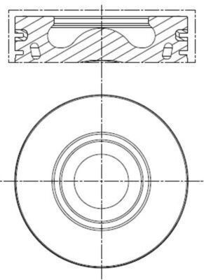 Piston MAHLE 013 PI 00136 002 MAHLE 013 PI 00136 002: Piston Land Rover FREELANDER 2014