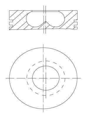 Stempel MAHLE 081 PI 00123 002 MAHLE 081 PI 00123 002 Motor stempel BMW X3 2021