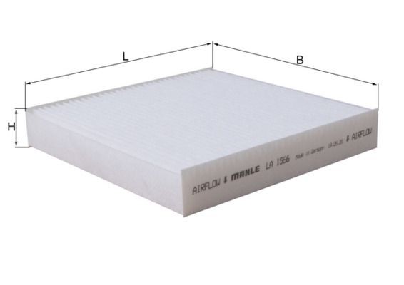 Suodatin, sisäilma MAHLE LA 1566 MAHLE LA 1566: Sisäilmansuodatin Suzuki JIMNY 2025