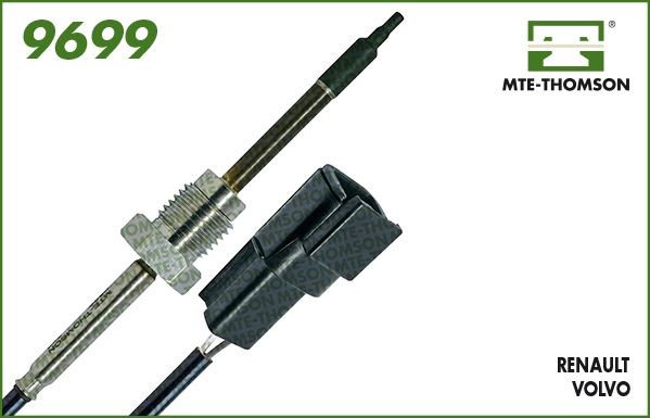 MTE-THOMSON Snímač teploty výfukových plynov 9699 9699 Snímač teploty VOLVO XC60 MTE-THOMSON