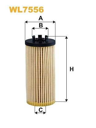 WIX FILTERS Eļļas filtrs WL7556 Eļļas filtri WIX FILTERS Honda LOGO WL7556