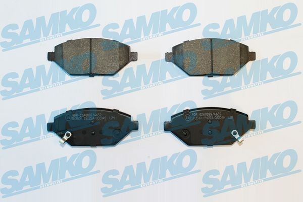 SAMKO Plaquettes de frein 5SP2049 SAMKO 5SP2049 Plaquettes de frein CHEVROLET Spark (M400) 1.4 98 CV 2018