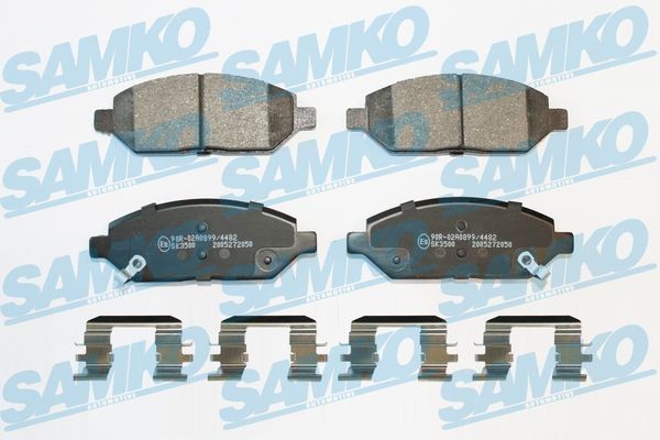 SAMKO Bremseklodser 5SP2050K Sports bremseklodser SAMKO CHEVROLET 5SP2050K