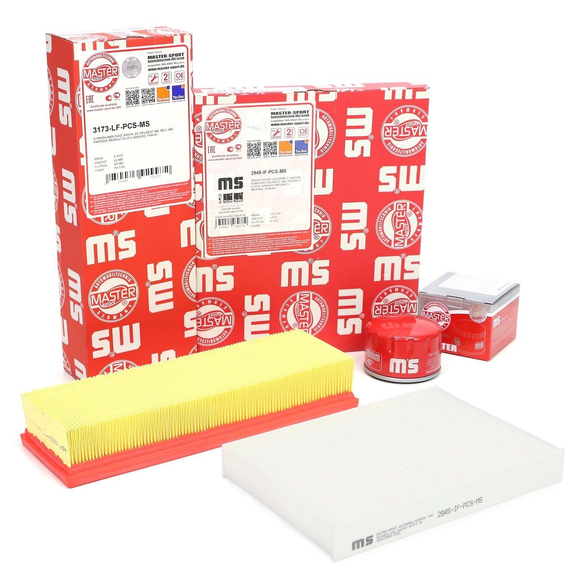 MASTER-SPORT Filtrs-Komplekts 450001102 MASTER-SPORT 450001102 Filtrs-komplekts Renault Clio 2 cena