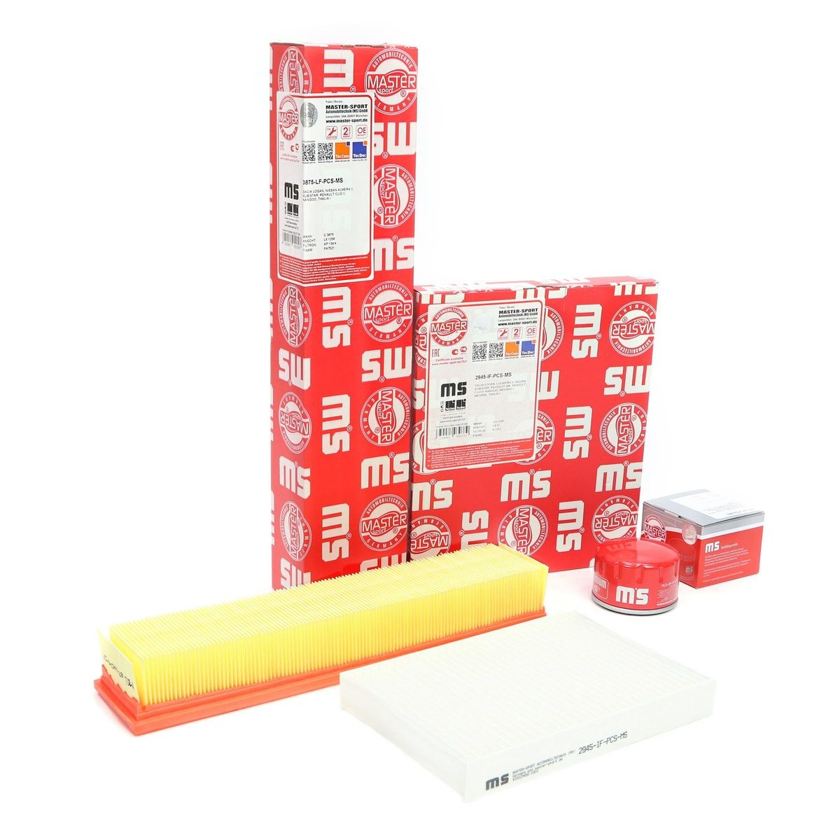 MASTER-SPORT Kit filtri 450001112 450001112 costo Kit filtri MASTER-SPORT RENAULT SCÉNIC