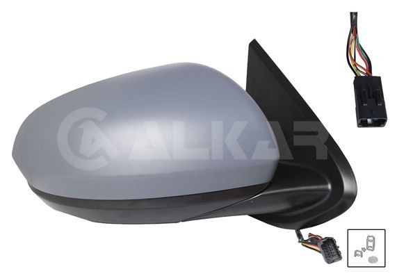 ALKAR Specchietto retrovisore esterno 6142195 ALKAR 6142195 costo Specchietto retrovisore VOLKSWAGEN GOL