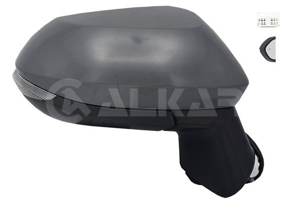 ALKAR Εξωτερικός καθρέπτης 6148065 ALKAR 6148065 Καθρέπτης Corolla XII Sedan (E210) τιμες
