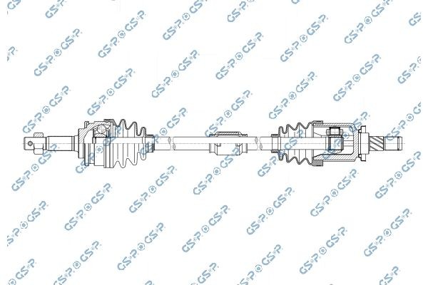 GSP Άξονας μετάδοσης κίνησης 203071 GSP 203071 Ημιαξόνιο Nissan Primera P10 τιμες
