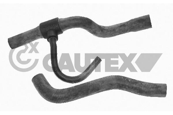 CAUTEX Slange, varmeveksler-radiator 751873 751873 Slange, varmeutveksler-oppvarming VW POLO CAUTEX