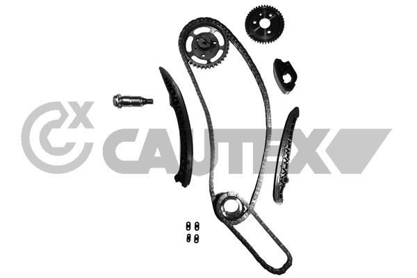 CAUTEX Σετ καδένας χρονισμού 752018 752018 Σετ καδένας MERCEDES-BENZ E-class CAUTEX