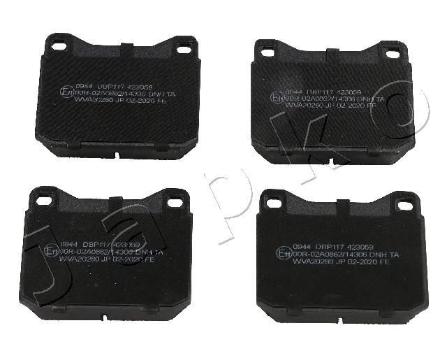 JAPKO Piduriklotsid 500944 500944 JAPKO Klotsid Volkswagen odav