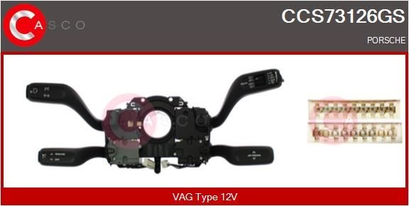 Stuurkolomschakelaar CASCO CCS73126GS CASCO CCS73126GS: Richtingaanwijzer schakelaar Porsche BOXSTER 2010