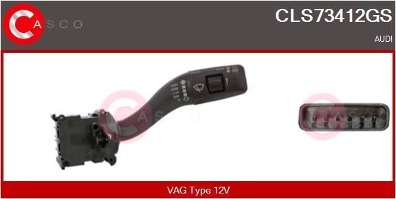 CASCO Commutateur de colonne de direction CLS73412GS CLS73412GS Commodo essuie-glace AUDI TT CASCO