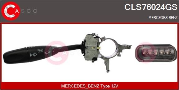 CASCO Rattstångsbrytare CLS76024GS CLS76024GS CASCO helljusspak MERCEDES-BENZ T2