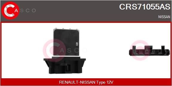 CASCO Előtét-ellenállás CRS71055AS CASCO CRS71055AS Fűtés / szellőzés Nissan Pulsar c13 2022