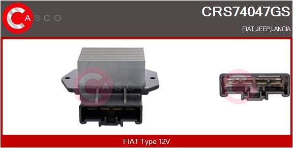 CASCO Resistenza ventola abitacolo CRS74047GS CRS74047GS Resistenza ventola abitacolo LANCIA DELTA CASCO costo