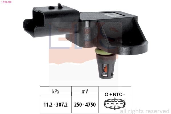 EPS Sensor, pressão de sobrealimentação 1.993.220 1.993.220 EPS Sensor de pressão do turbo Subaru baratos