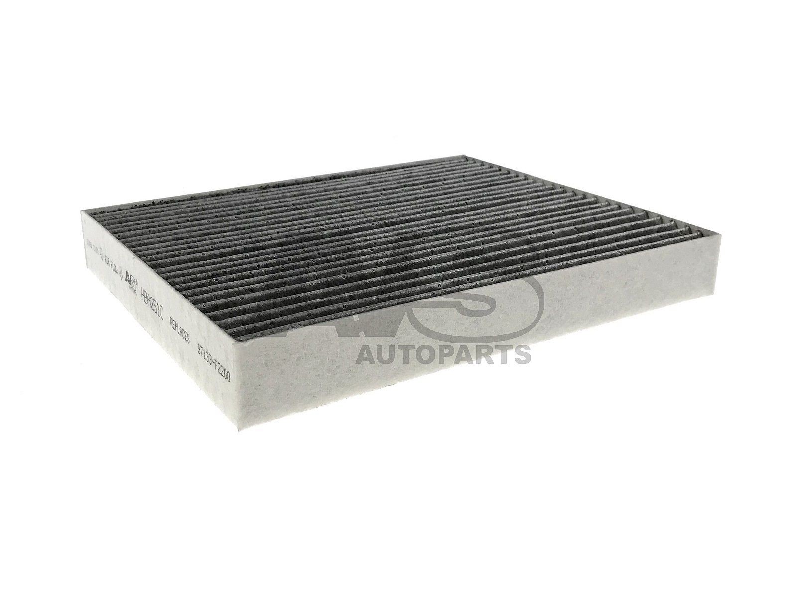 AVS AUTOPARTS Kupéfilter HBA251C HBA251C AVS AUTOPARTS pollenfilter KIA RIO