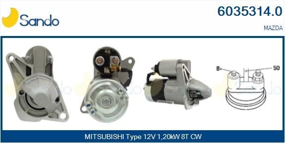 SANDO Starter 6035314.0 SANDO Starter MAZDA 6035314.0
