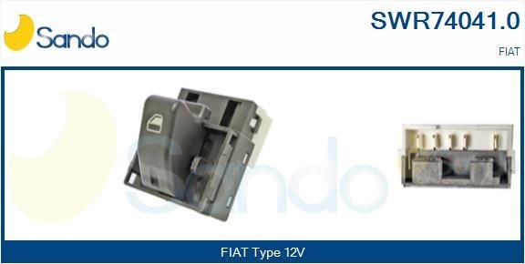 SANDO Lüliti, aknatõstuk SWR74041.0 SANDO SWR74041.0 Aknatostuki lüliti Fiat Palio Weekend hind