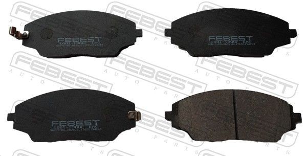 FEBEST Brake pad set 1001-T300F Chevy CAPTIVA FEBEST brake pads 1001T300F