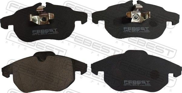 FEBEST Pastilhas de travão 1801-ZAFBF FEBEST Pastilhas 1801-ZAFBF opinião
