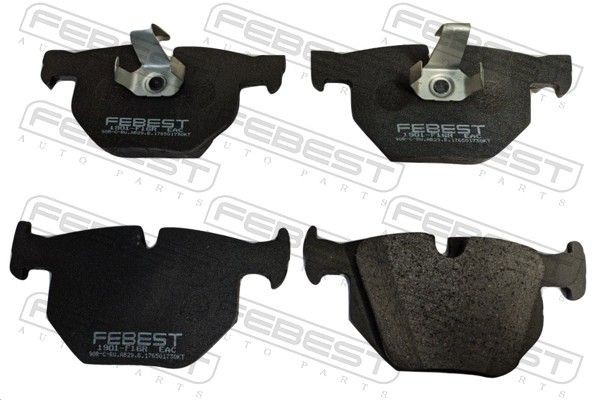 FEBEST Τακάκια φρένων 1901-F16R 1901-F16R Σετ τακάκια BMW Σειρά 4 FEBEST