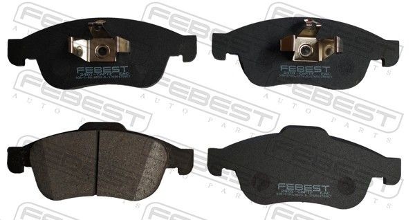 FEBEST Kit pastiglie freni 2401-CAPTF 2401-CAPTF costo Pastiglie dei freni FEBEST DACIA DUSTER
