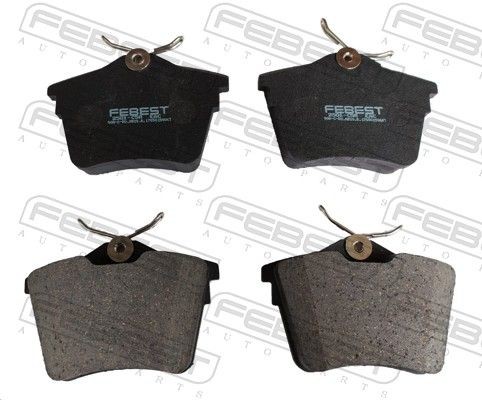 FEBEST Brzdové doštičky/platničky 2501-C5R 2501-C5R Športové brzdové doštičky PEUGEOT 3008 FEBEST