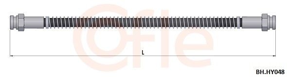 COFLE Pidurivoolik 92.BH.HY048 COFLE Pidurivoolik CHEVROLET 92.BH.HY048
