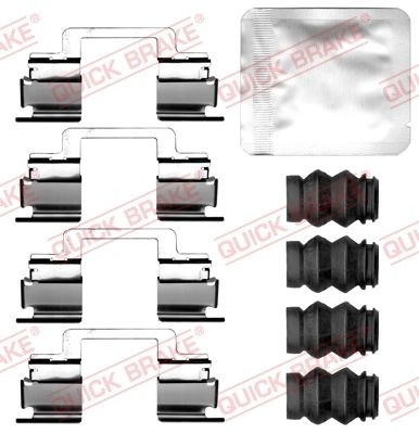 QUICK BRAKE Kit accessori, pastiglia freno 109-0121 QUICK BRAKE 109-0121 Kit accessori, pastiglia freno VW Amarok Camion pianale prezzo