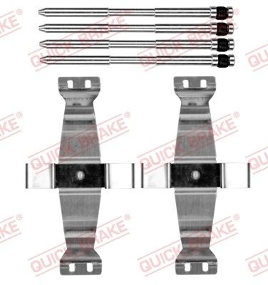 QUICK BRAKE Accessoireset, schijfremblok 109-0122 Volvo S90 Accessoireset, schijfremblok QUICK BRAKE 109-0122