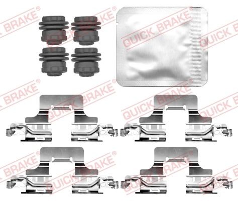 QUICK BRAKE Accessoireset, schijfremblok 109-0128 QUICK BRAKE 109-0128 originele Accessoireset, schijfremblok A7 Sportback (4KA) kosten
