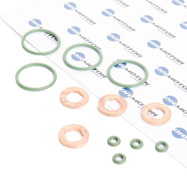 DR.MOTOR AUTOMOTIVE Packningssats, insprutningsmunstycke DRM007S DR.MOTOR AUTOMOTIVE DRM007S Spridartätning Skoda Felicia 6u5 original